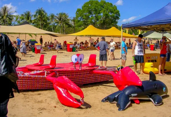 Darwin Beer Can Regatta: A Gathering of Collectors and Creators of Empty Beer Can Sculptures